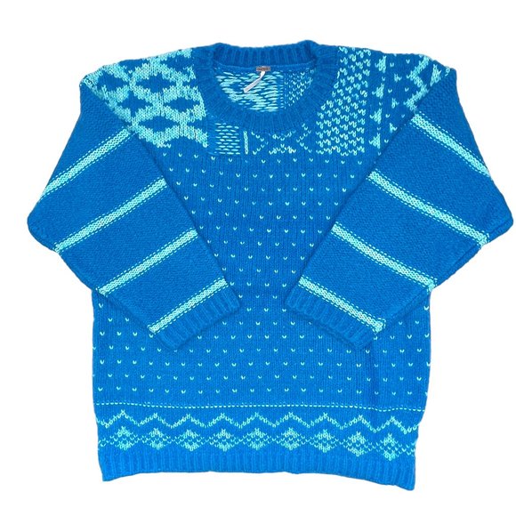 Free People Snow Day Sweater Size Extra Large - Picture 15 of 15